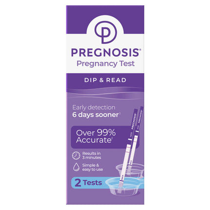 Pregnosis Dip and Read 2 Pregnancy Tests