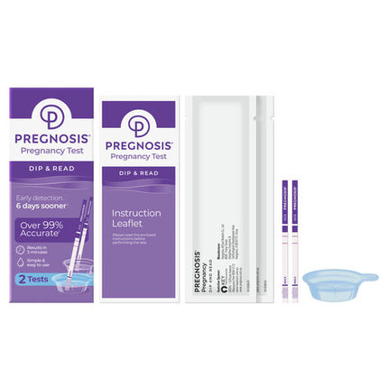 Pregnosis Dip and Read 2 Pregnancy Tests