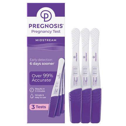Pregnosis Pregnancy Test Midstream 3