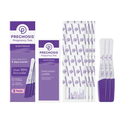 Pregnosis Pregnancy Test Midstream 3
