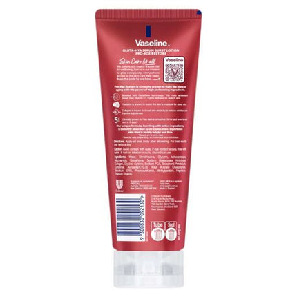 Vaseline Gluta-Hya Body Lotion for visibly bright and smooth skin Pro-Age Restore with Pro Collagen Complex 200mL