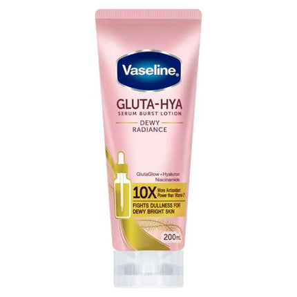 Vaseline Gluta-Hya Serum Burst Lotion Body Lotion for Dewy Bright Skin Dewy Radiance 200mL