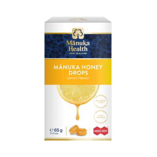 Manuka Health MGO400+ Manuka Honey Drops with Lemon 65g