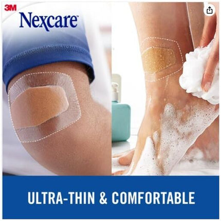 Nexcare Waterproof Strips Clear Assorted 30 Pack