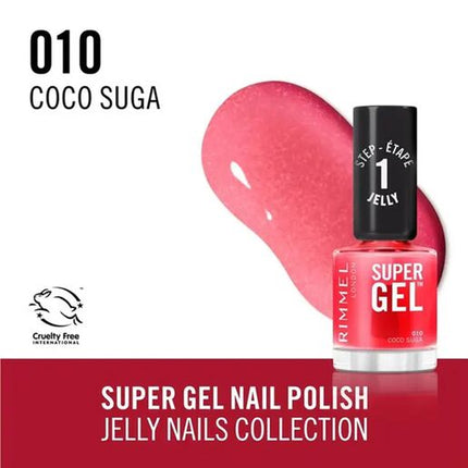 Rimmel SuperGel Nail Polish Lacquer Coco Suga 010 12 ML