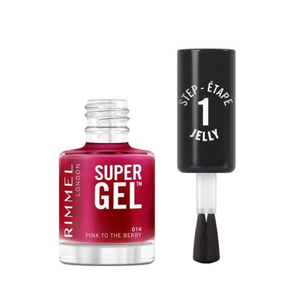 Rimmel SuperGel Nail Polish Lacquer Pink To The Berry 014 12 ML