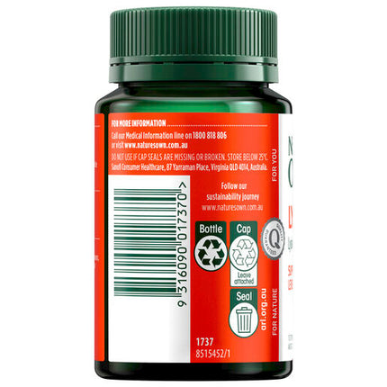 Nature's Own Lysine 1000mg 50 Tablets