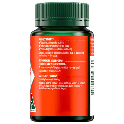 Nature's Own Lysine 1000mg 50 Tablets
