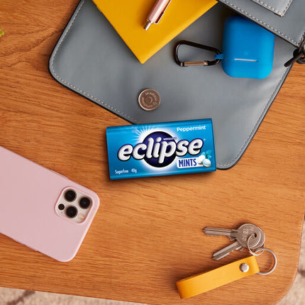 Wrigley Eclipse Peppermint Flavoured Sugar Free Mints Tin 40g
