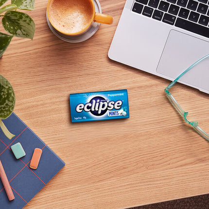 Wrigley Eclipse Peppermint Flavoured Sugar Free Mints Tin 40g