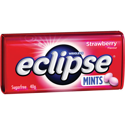Wrigley Eclipse Strawberry Mints Sugar Free Tin 40g