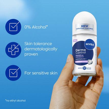 Nivea Derma Control Sensitive Roll-On 50ml