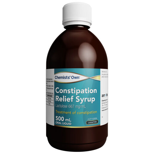 Chemists' Own Constipation Relief Syrup Lactulose 500ml