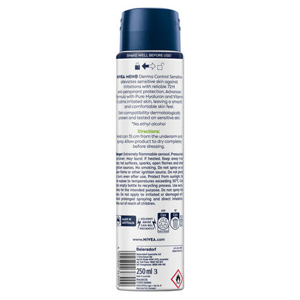 Nivea Men Derma Control Sensitive Aerosol 250ml