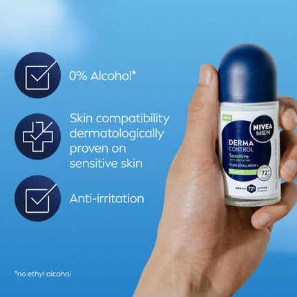Nivea Men Derma Control Sensitive Roll-On 50ml