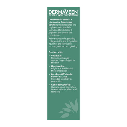 DermaVeen Vitamin C + Niacinamide Brightening Serum 30ml