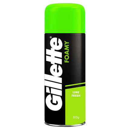 Gillette Shaving Foam Lime Fresh Value Pack 333g