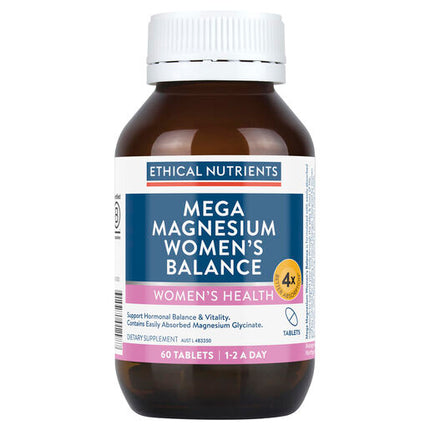 Ethical Nutrients Mega Magnesium Womens Balance 60 Tablets