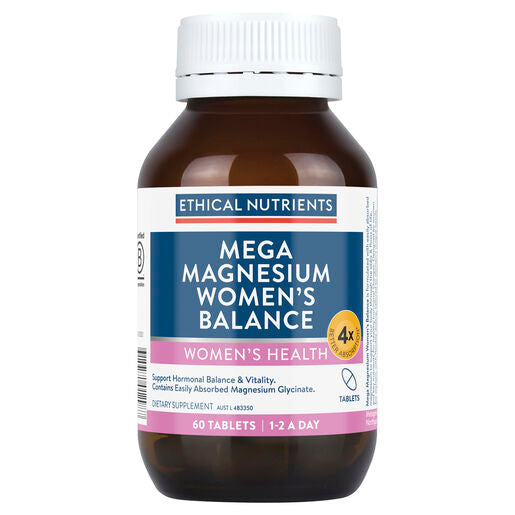 Ethical Nutrients Mega Magnesium Womens Balance 60 Tablets
