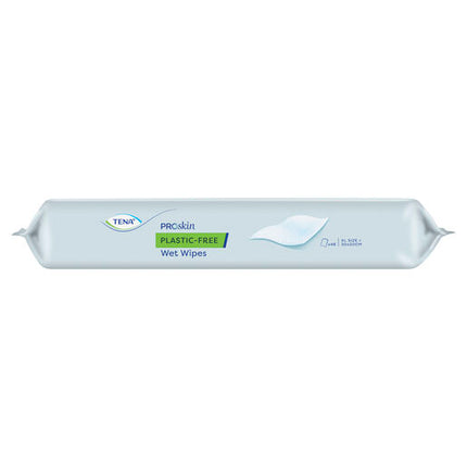 TENA Plastic Free Wet Wipes 48pk