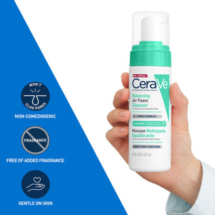 CeraVe Balancing Air Foam Facial Cleanser 150ml