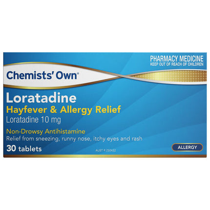 Chemists' Own Loratadine Hayfever & Allergy Relief 10mg Tablets 30