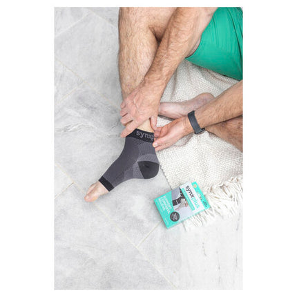Synxplus Foot and Ankle Sleeve - Black Small