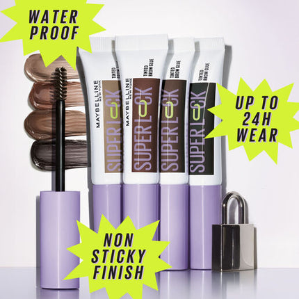 Maybelline Super Lock Brow Glue Medium Brown 7ml