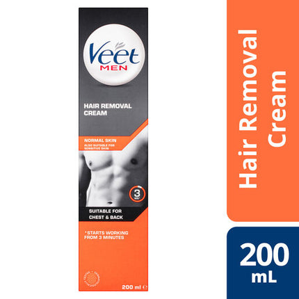 Veet Men Hair Removal Cream Normal Skin 200ml