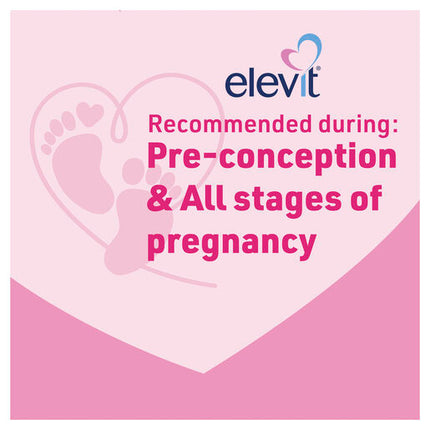 Elevit Pre-conception and Pregnancy Multivitamin Tablets 30 pack (30 days) New Formula
