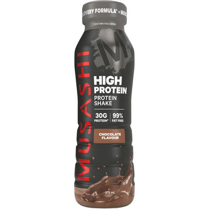 Musashi High Protein Shake Chocolate Drink 375ml