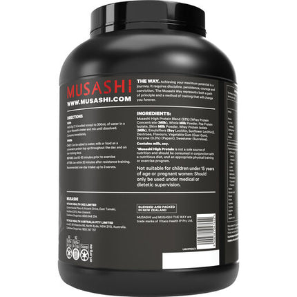 Musashi High Protein Powder Vanilla 2kg