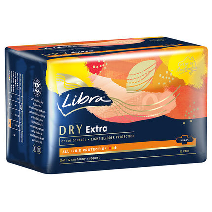 Libra Pad Extra Dry Wing 12 Pack