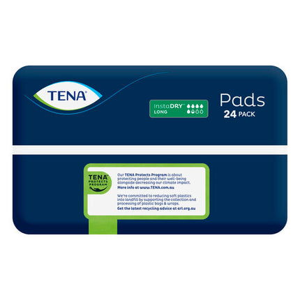 Tena Pad InstaDRY Long 24pk
