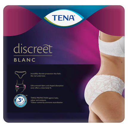 Tena Pants Discreet Women White Medium 12 Pack