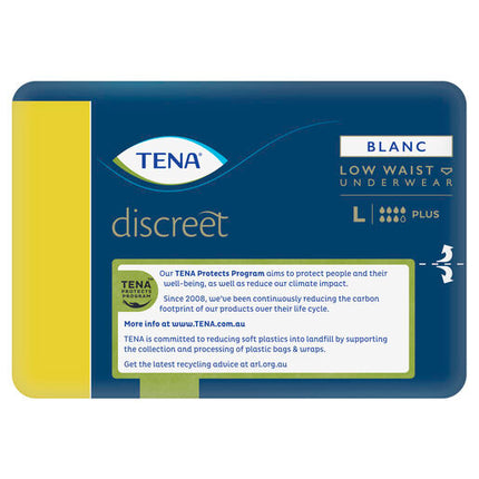 Tena Pants Discreet White Large 10 Pack