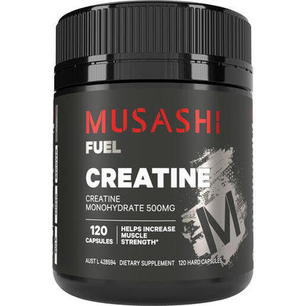 Musashi Creatine Monohydrate 120 Capsules