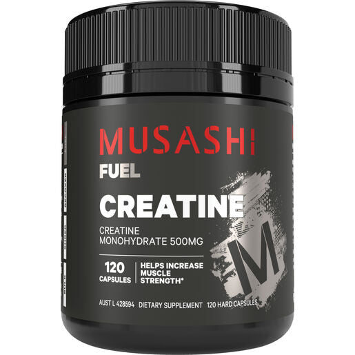 Musashi Creatine Monohydrate 120 Capsules