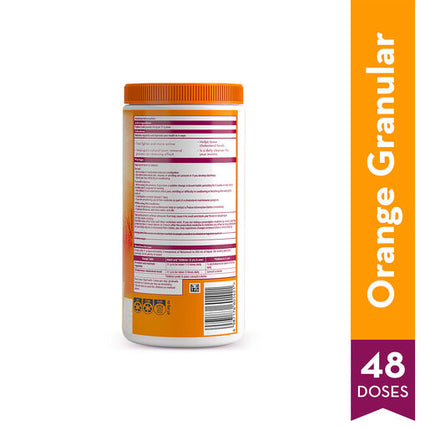 Metamucil Multi-Health Fibre with 100% Psyllium Natural Psyllium Orange Granular 48 Dose