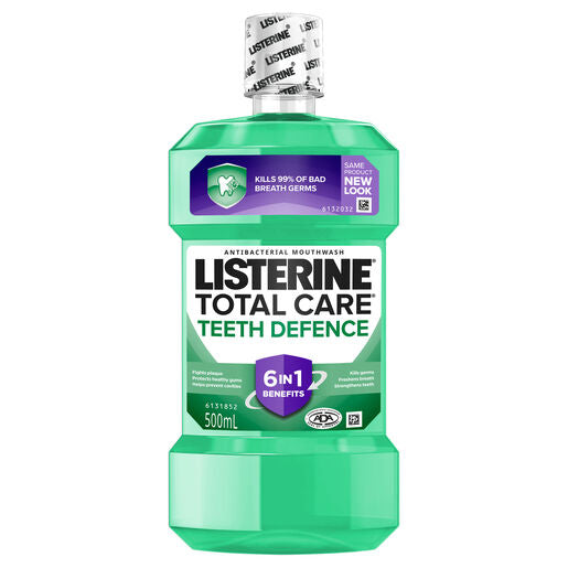 Listerine Total Care Teeth Defence Mouthwash 500mL