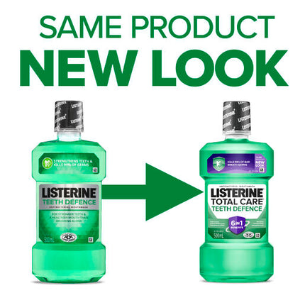 Listerine Total Care Teeth Defence Mouthwash 500mL
