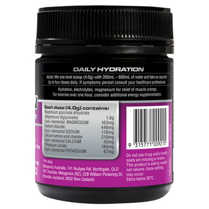 Endura Low Carb Hydration Grapeberry 128g Powder