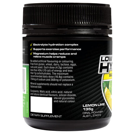 Endura Low Carb Hydration Lemon Lime 135g Powder