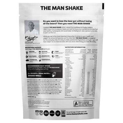The Man Shake Meal Replacement Honeycomb Choc Crunch 840g