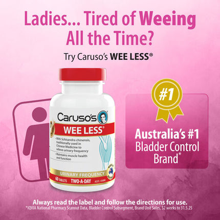 Caruso's Wee Less Tabs 60 Tablets
