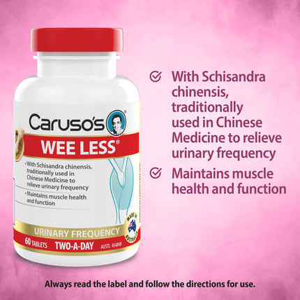 Caruso's Wee Less Tabs 60 Tablets