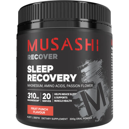 Musashi Sleep Recovery Fruit Punch 300g