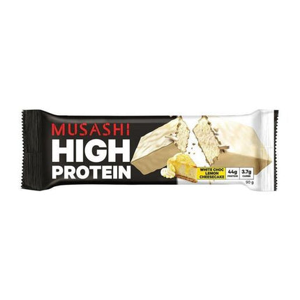 Musashi High Protein White Choc Lemon Cheesecake 90g