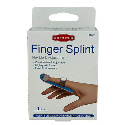 Surgical Basics Finger Cot Splint Metal Universal