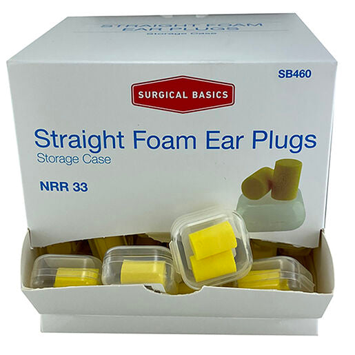 Surgical Basics Foam Yellow Classic Ear Plugs Reduction